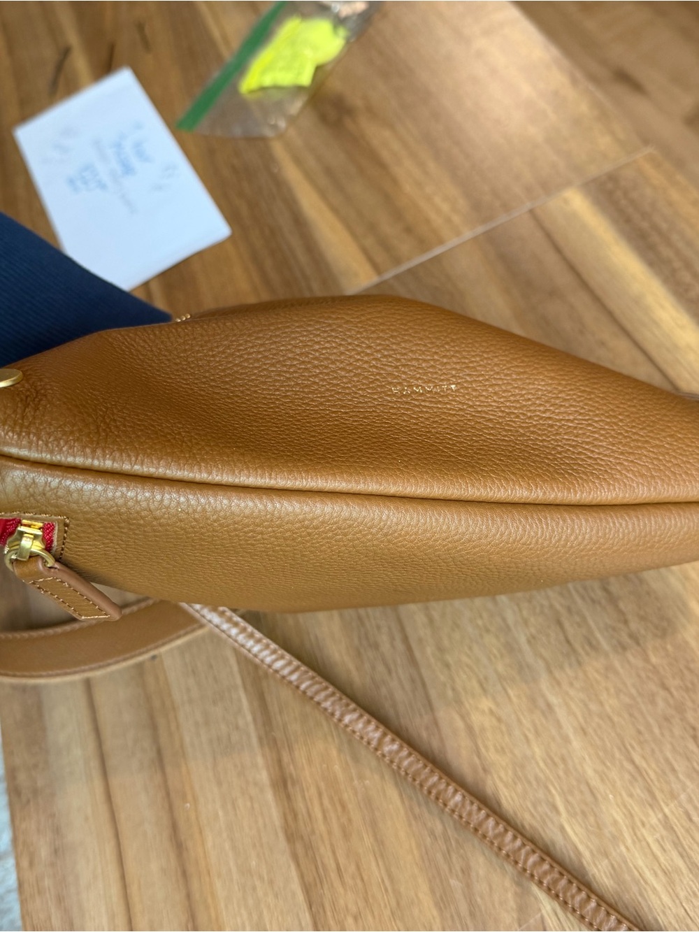 HAMMITT Kyle mahogany pebble/gold zip - Picture 10 of 15
